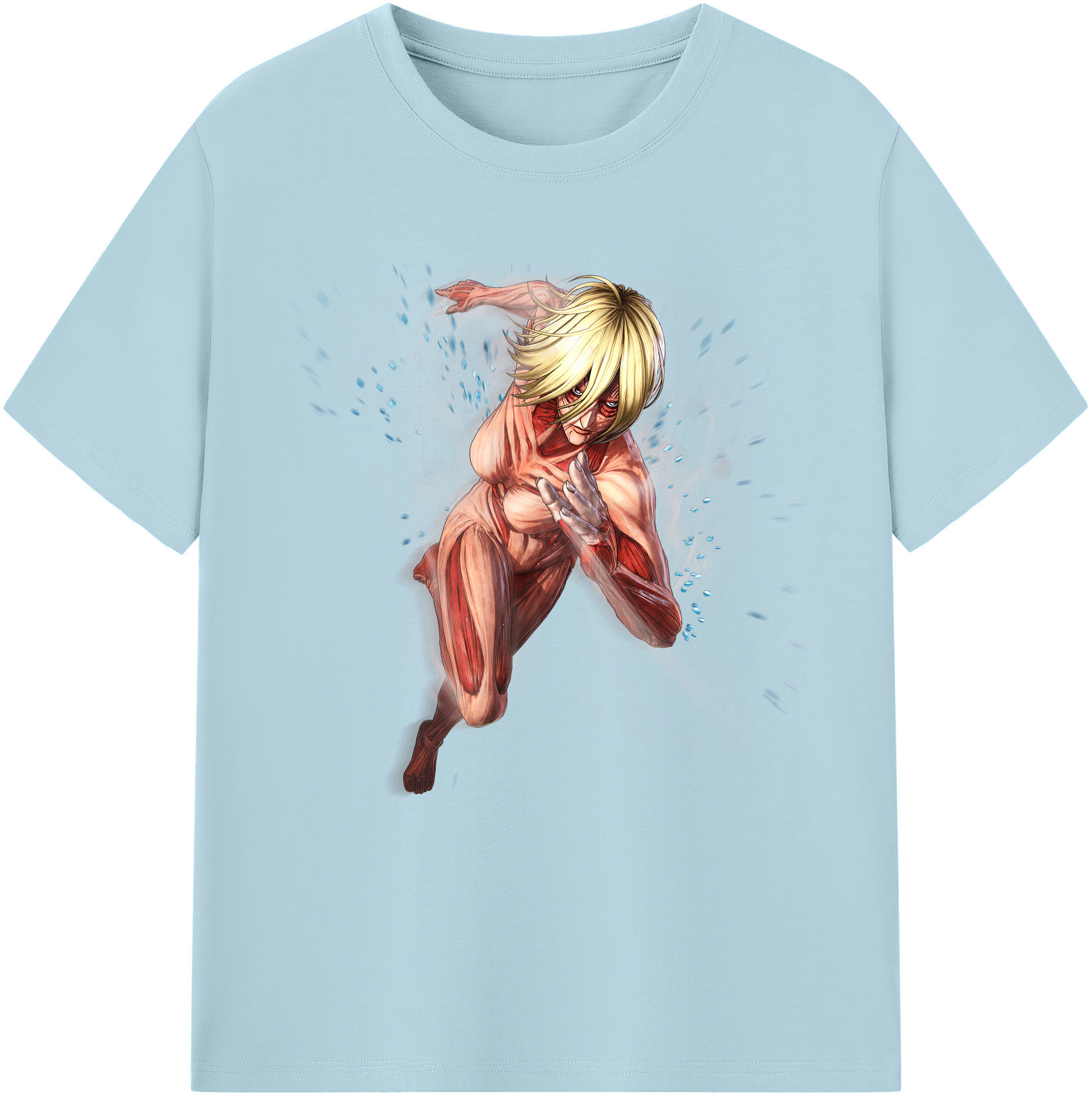 （画像用） 進撃の巨人 Attack on Titan 綿100％半袖Tシャツ（フロントプリント）